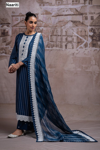 Hazkoor Naariti Handloom Pant Style Suits Exporter Ahmedabad