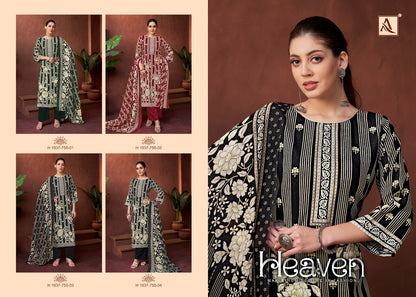 Heaven Alok Pure Zam Karachi Salwar Suits Wholesale Rate