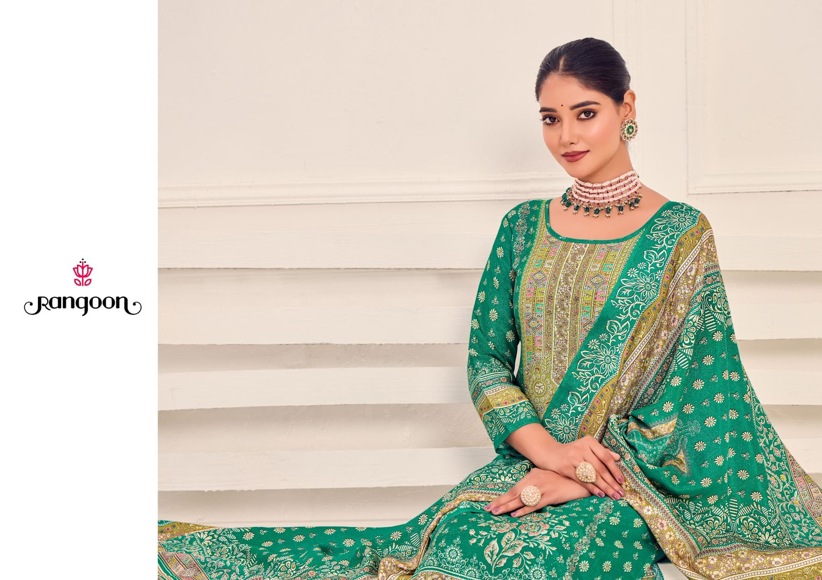 Heaven Rangoon Muslin Readymade Pant Style Suits Manufacturer Ahmedabad