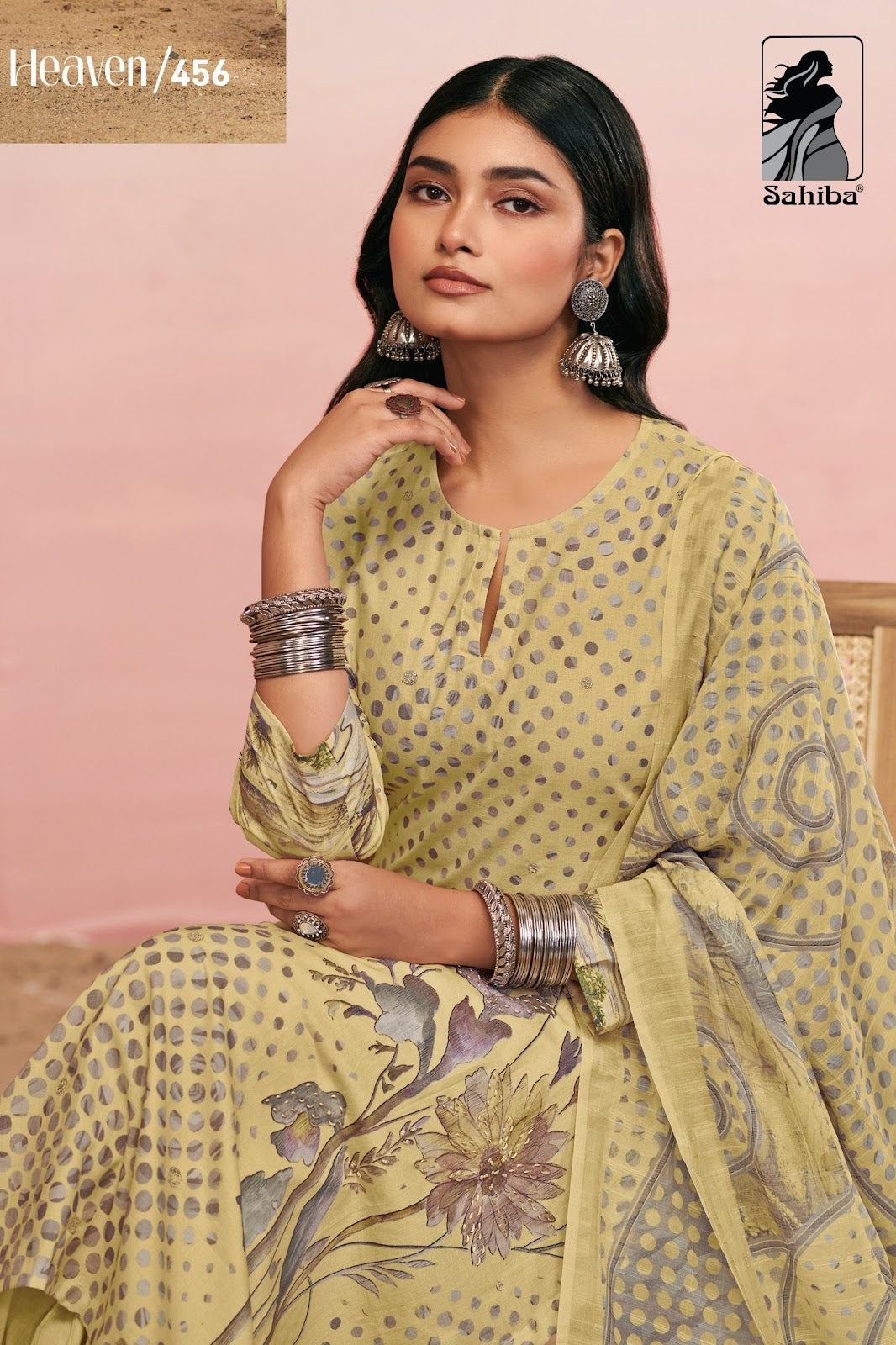 Heaven Sahiba Cotton Lawn Karachi Salwar Suits Wholesale