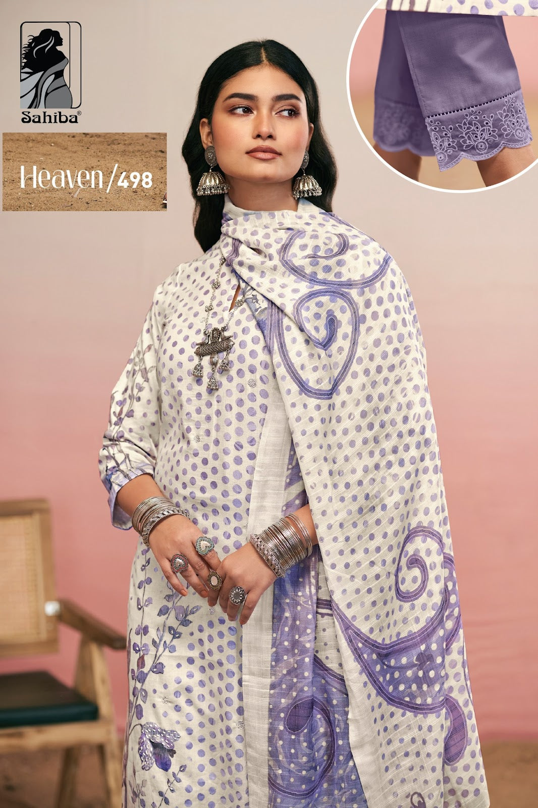 Heaven Sahiba Cotton Lawn Karachi Salwar Suits Wholesale