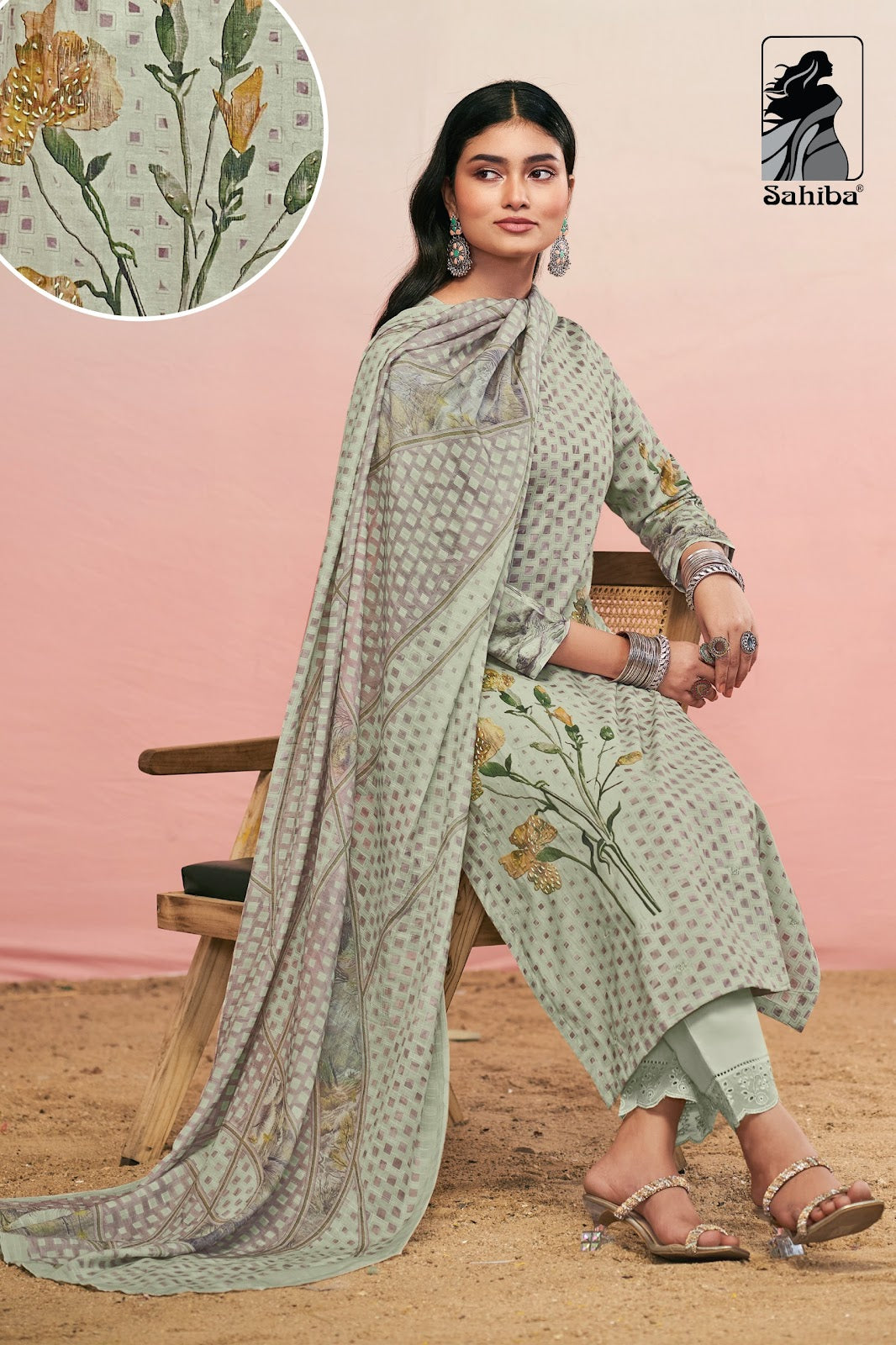 Heaven Sahiba Cotton Lawn Karachi Salwar Suits Wholesale