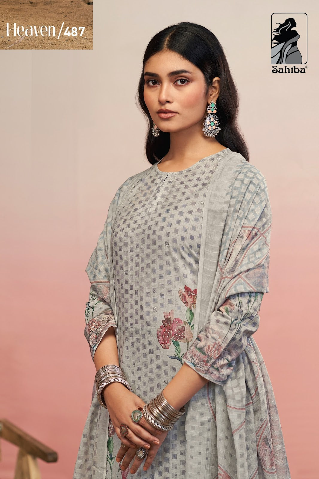 Heaven Sahiba Cotton Lawn Karachi Salwar Suits Wholesale