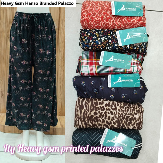 Heavy Gsm Hanso Branded Palazzo Supplier Gujarat