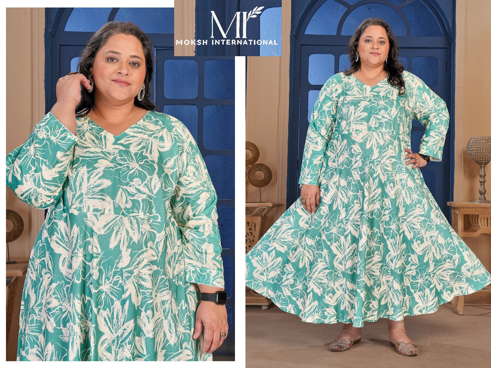 Heena Vol 1 Moksh Rayon Plus Size Kurtis Manufacturer India
