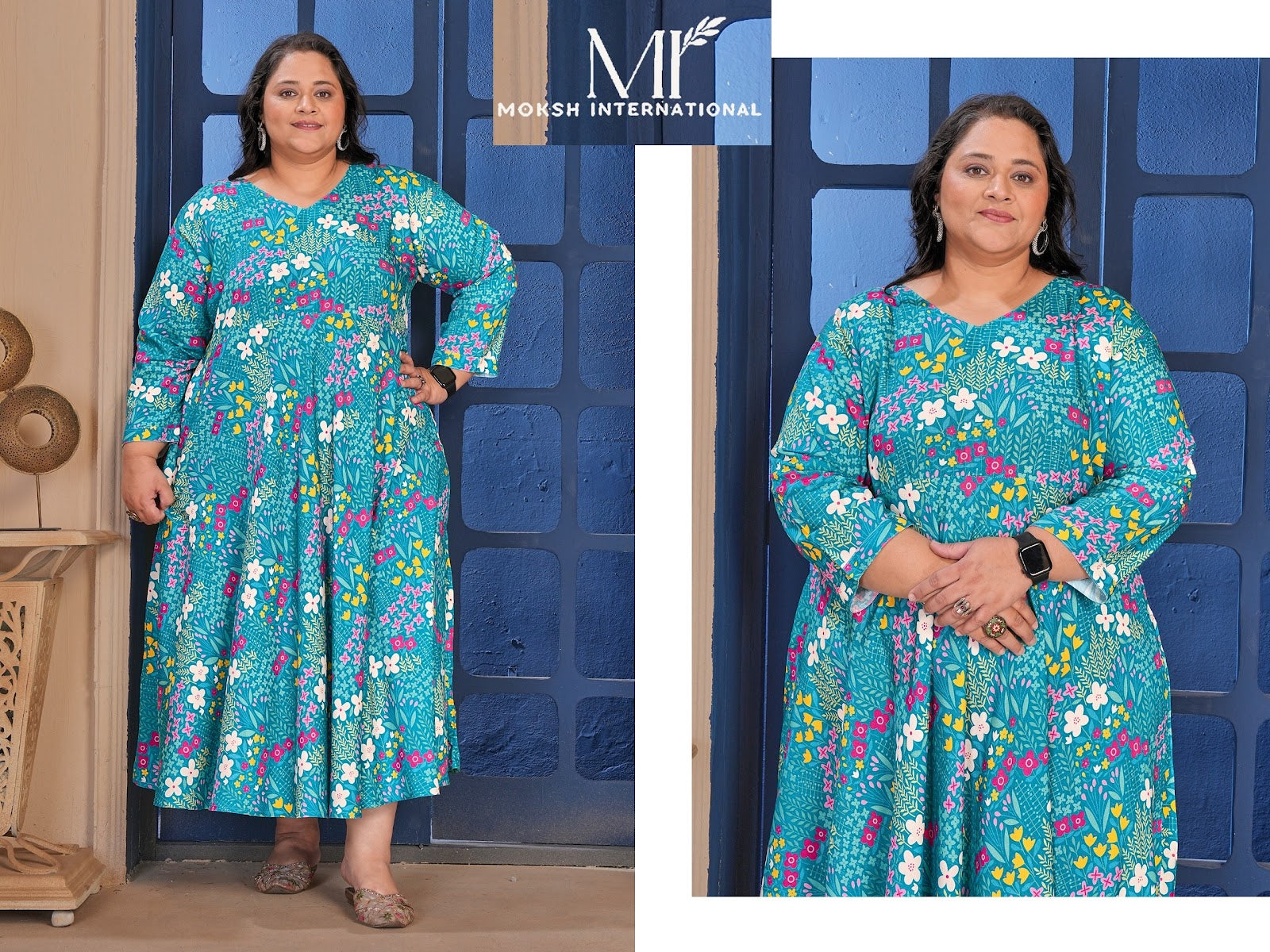 Heena Vol 1 Moksh Rayon Plus Size Kurtis Manufacturer India