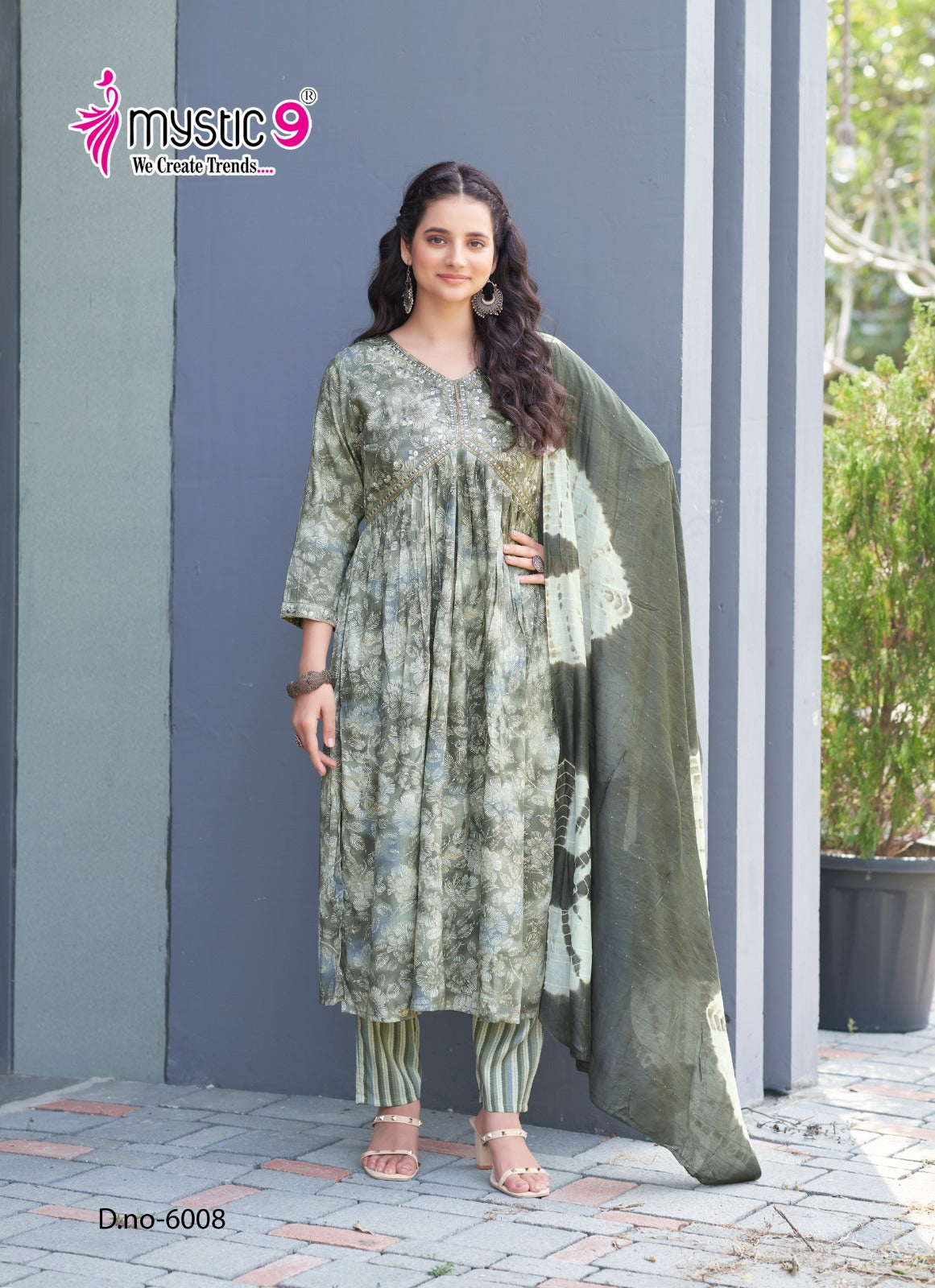 Heena Vol 6 Mystic 9 Rayon Capsule Readymade Pant Style Suits Wholesale Price