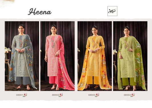 Heena Vp Lawn Cotton Pant Style Suits