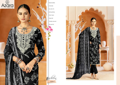 Heer 1078 Radhika Fashion Azara Cambric Cotton Karachi Salwar Suits Wholesaler Gujarat