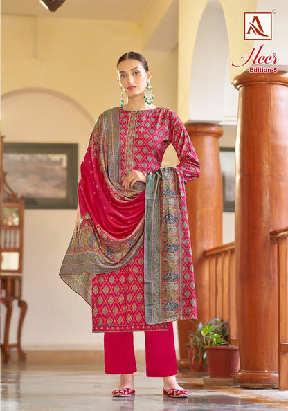 Heer Edition 5 Alok Modal Karachi Salwar Suits Wholesale Price