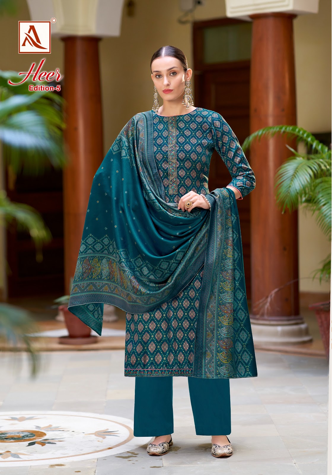 Heer Edition 5 Alok Modal Karachi Salwar Suits Wholesale Price