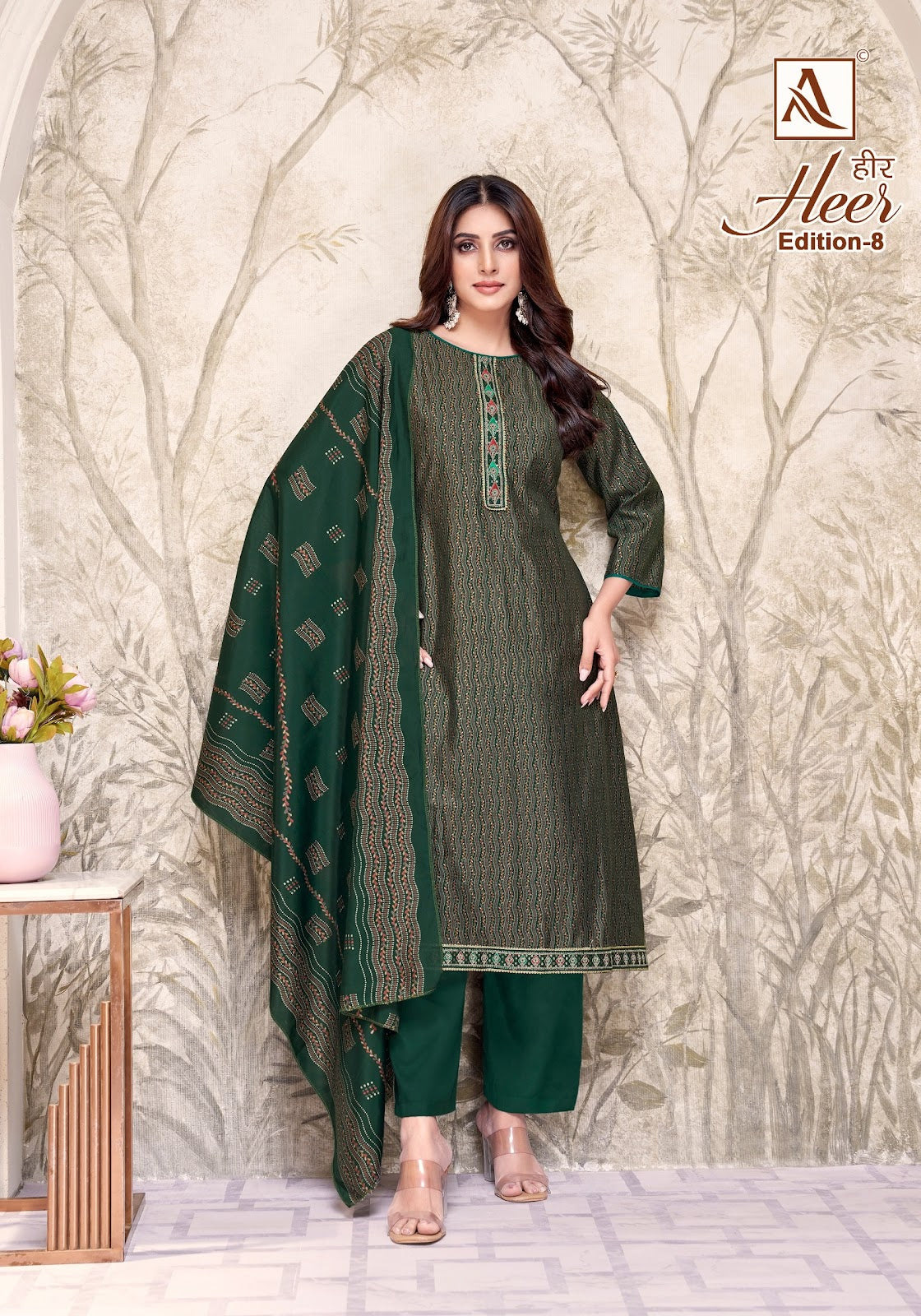 Heer Edition 8 Alok Modal Karachi Salwar Suits Wholesaler Gujarat