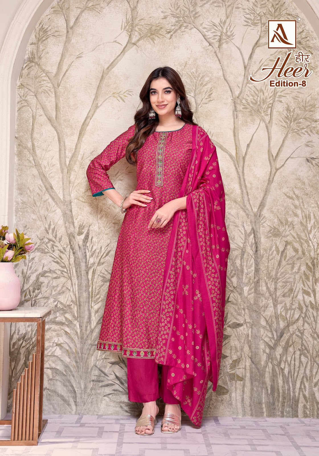 Heer Edition 8 Alok Modal Karachi Salwar Suits Wholesaler Gujarat