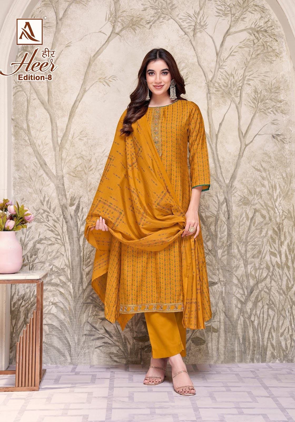 Heer Edition 8 Alok Modal Karachi Salwar Suits Wholesaler Gujarat