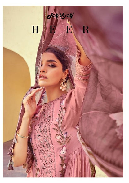 Heer Jay Vijay Organza Pant Style Suits Manufacturer India