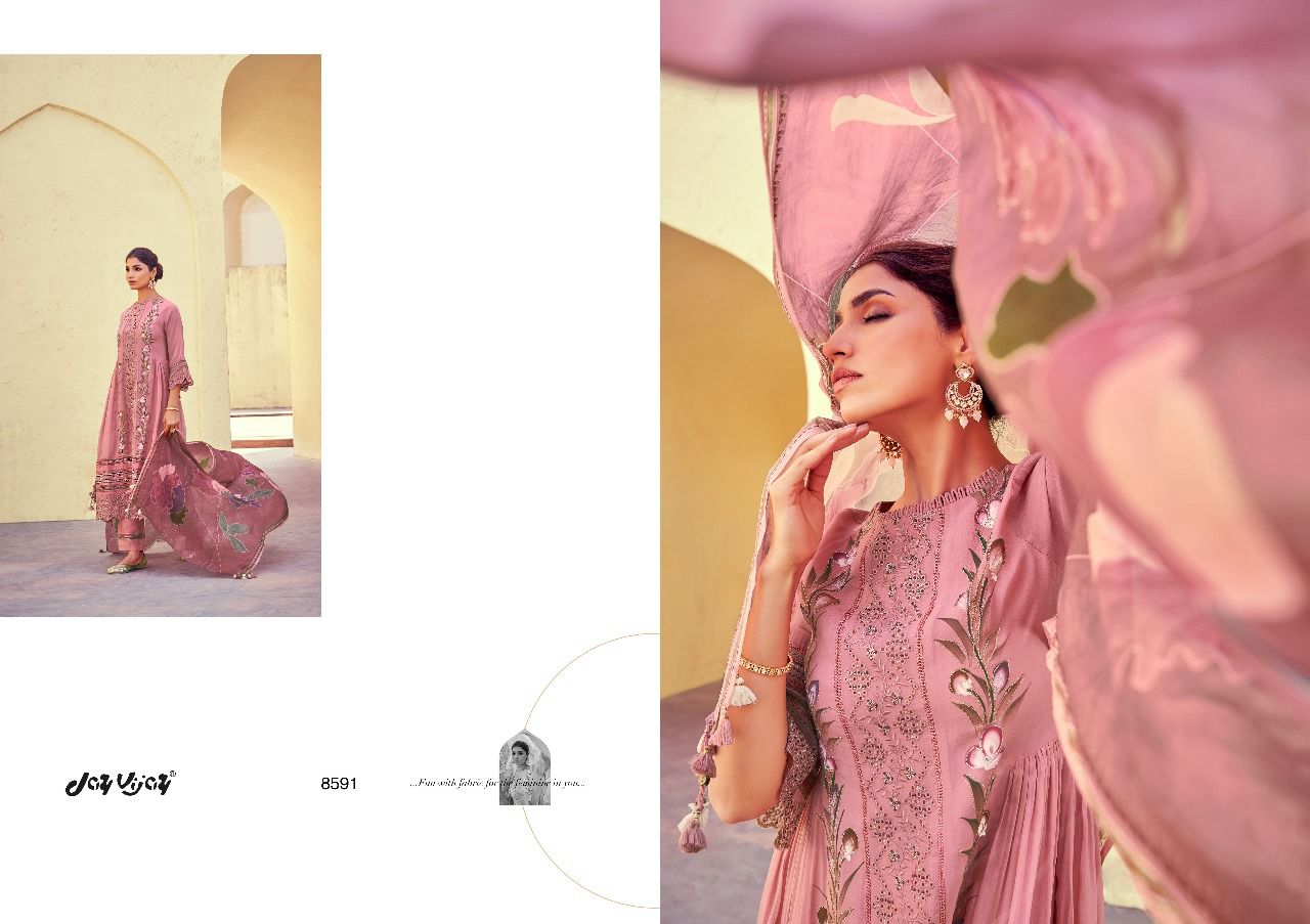 Heer Jay Vijay Organza Pant Style Suits Manufacturer India