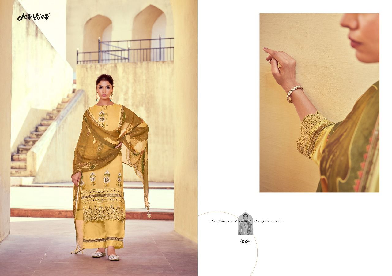 Heer Jay Vijay Organza Pant Style Suits Manufacturer India