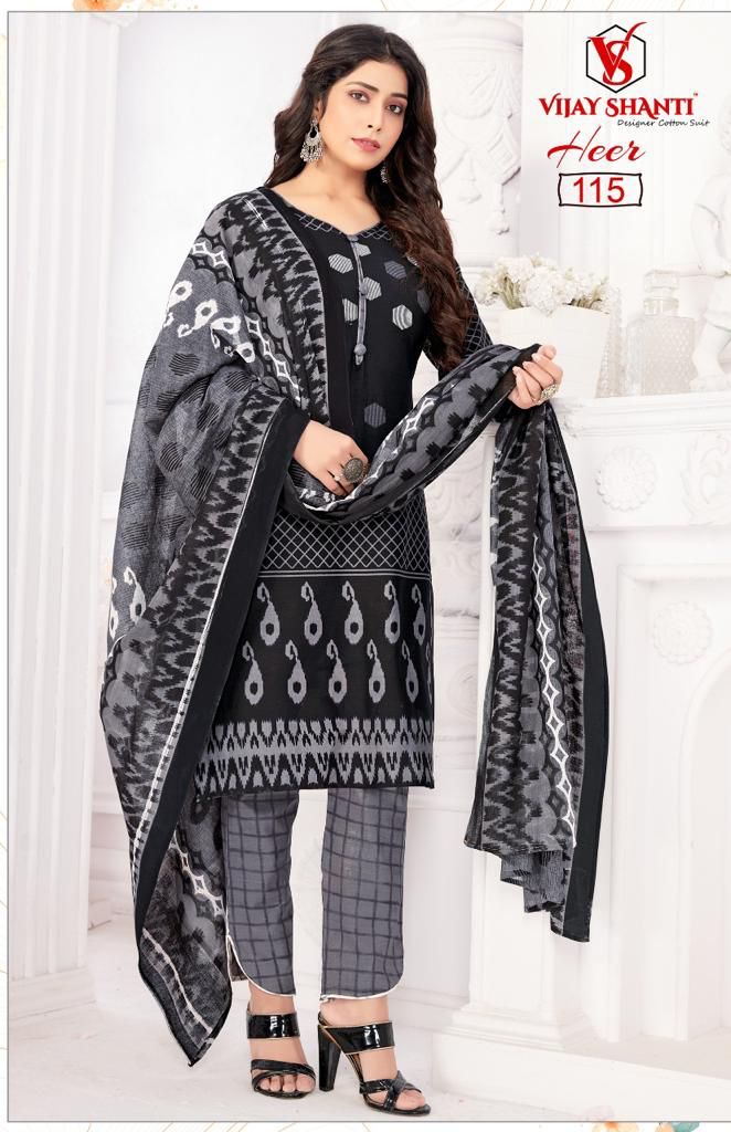 Heer Vijay Shanti Cotton Dress Material Supplier