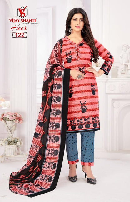 Heer Vijay Shanti Cotton Dress Material Supplier