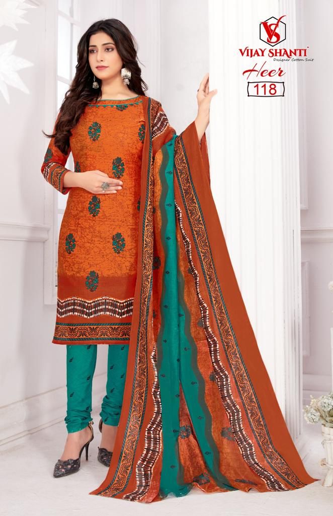 Heer Vijay Shanti Cotton Dress Material Supplier