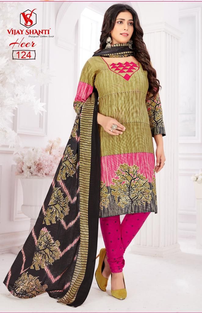 Heer Vijay Shanti Cotton Dress Material Supplier