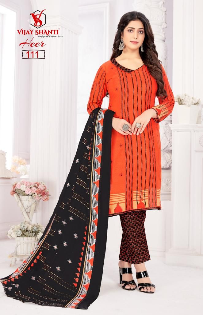 Heer Vijay Shanti Cotton Dress Material Supplier