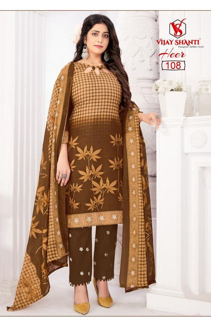 Heer Vijay Shanti Cotton Dress Material Supplier