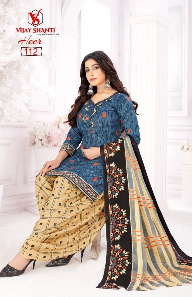 Heer Vijay Shanti Cotton Dress Material Supplier