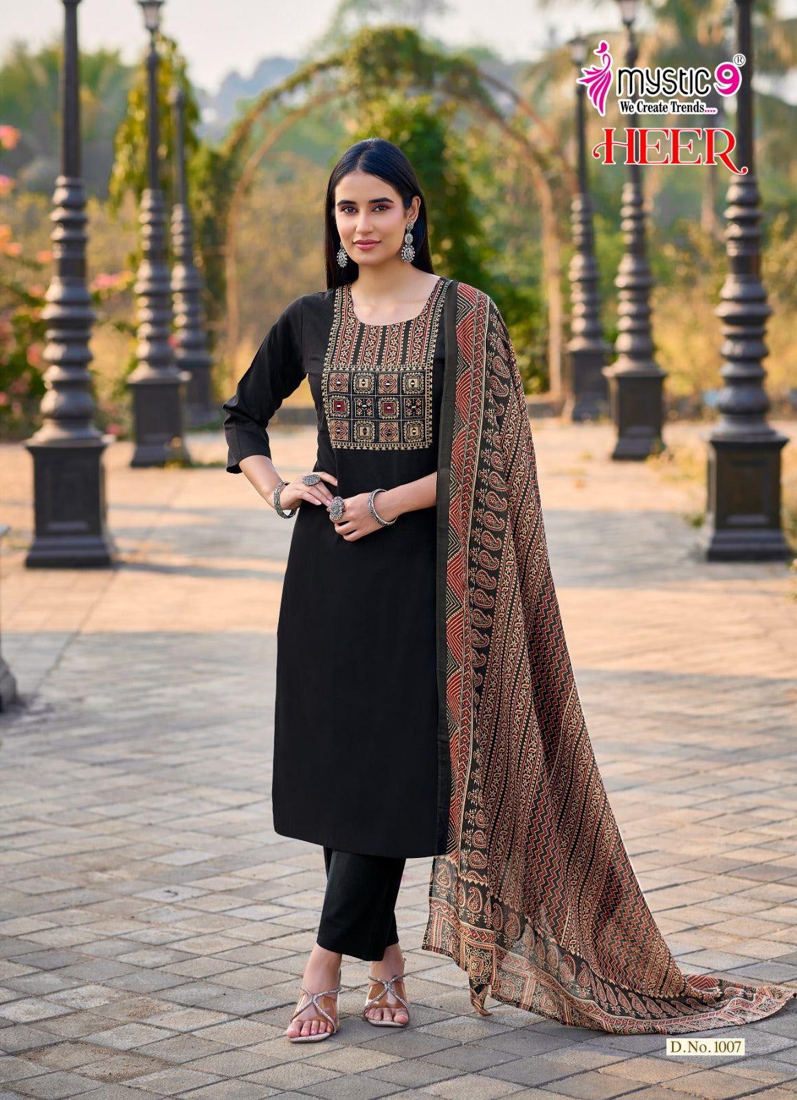 Heer Vol 1 Mystic 9 Cotton Readymade Pant Style Suits Wholesale Price