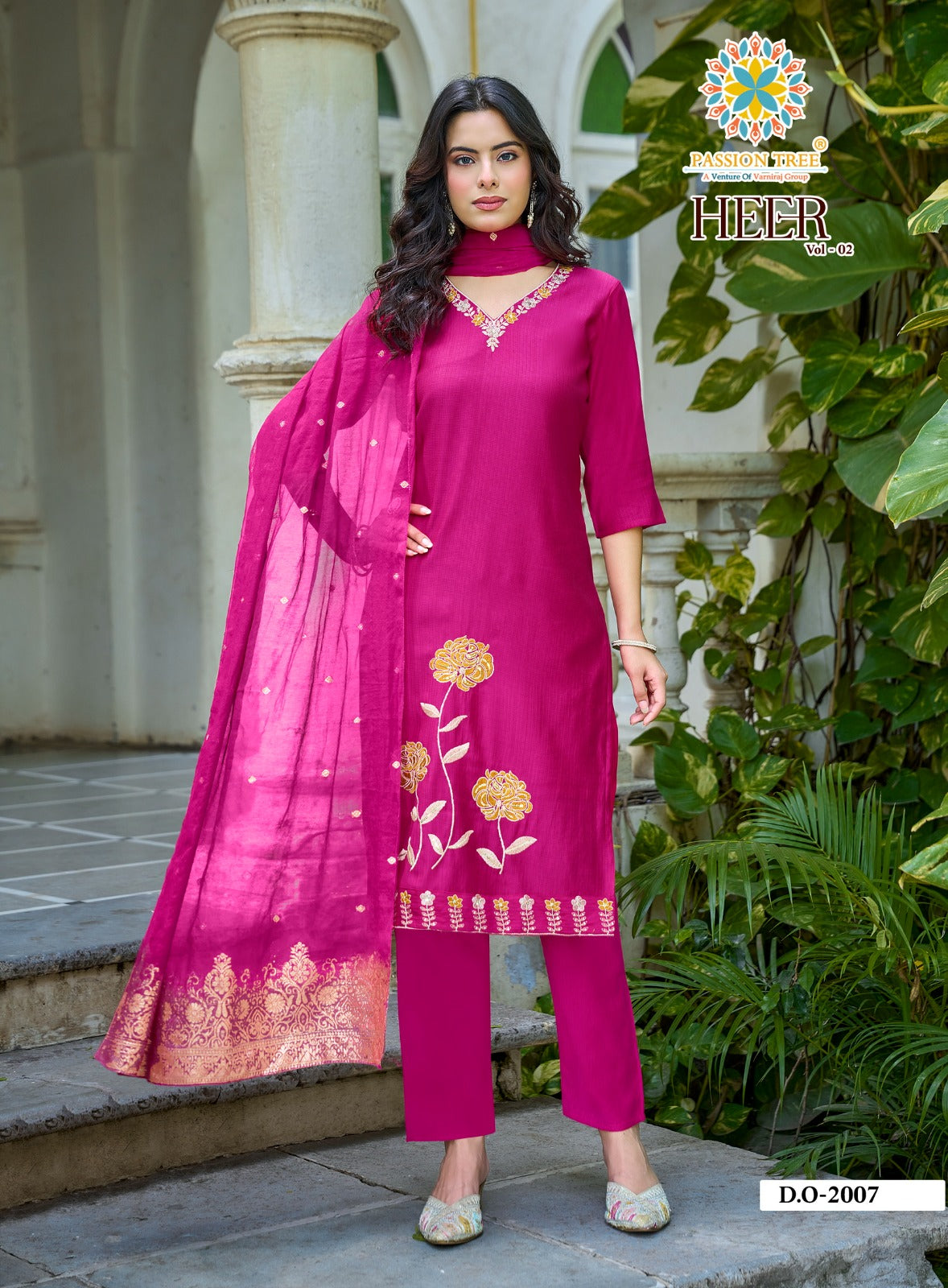 Heer Vol 2 Passion Tree Berlin Readymade Pant Style Suits Wholesale Price