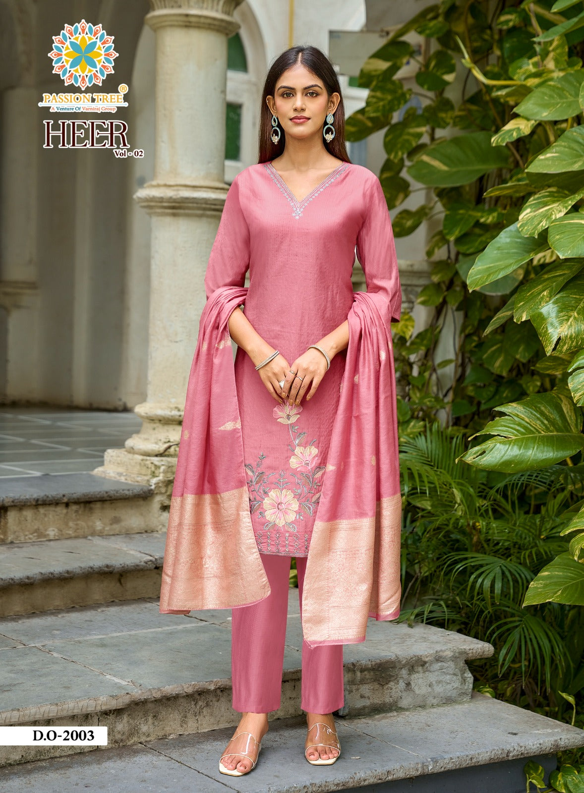 Heer Vol 2 Passion Tree Berlin Readymade Pant Style Suits Wholesale Price