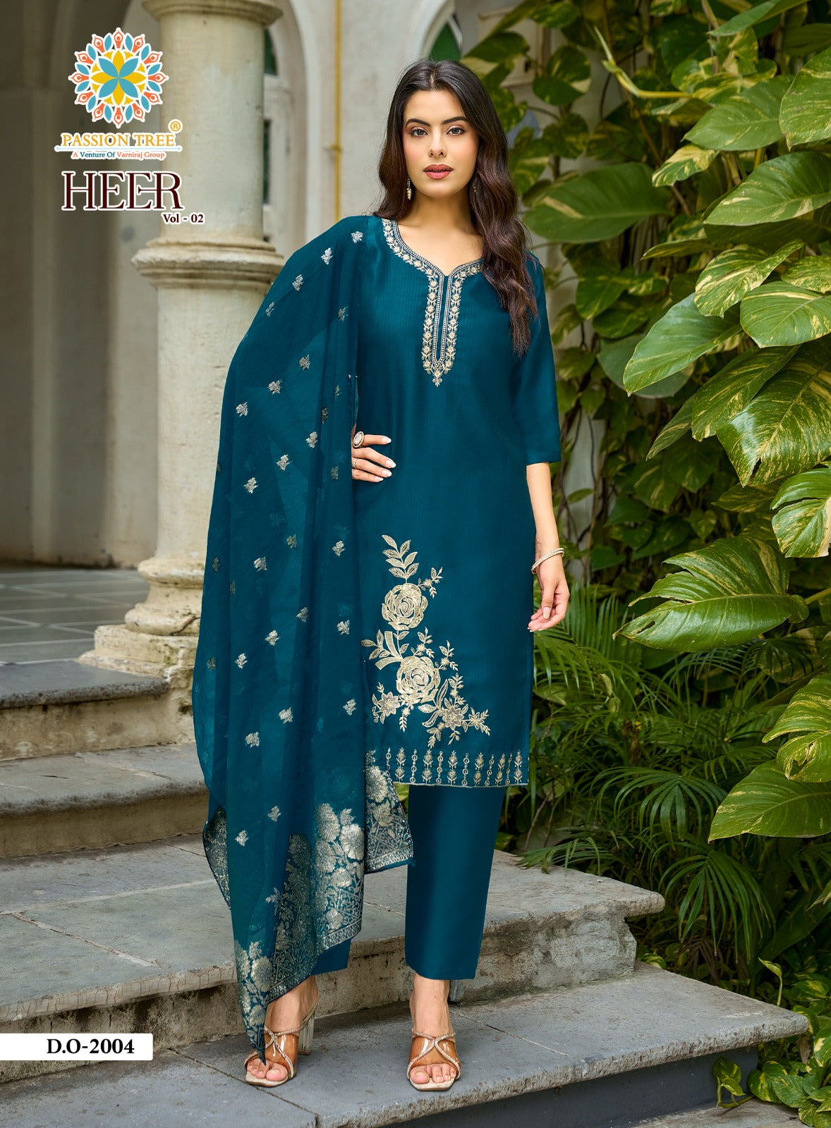 Heer Vol 2 Passion Tree Berlin Readymade Pant Style Suits Wholesale Price