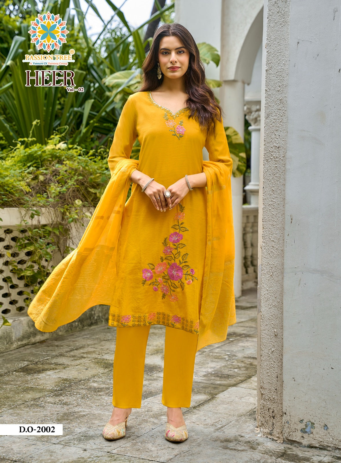 Heer Vol 2 Passion Tree Berlin Readymade Pant Style Suits Wholesale Price