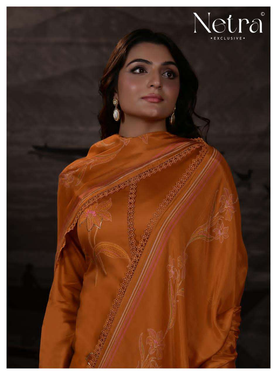 Heera Netra Cotton Satin Pant Style Suits Manufacturer