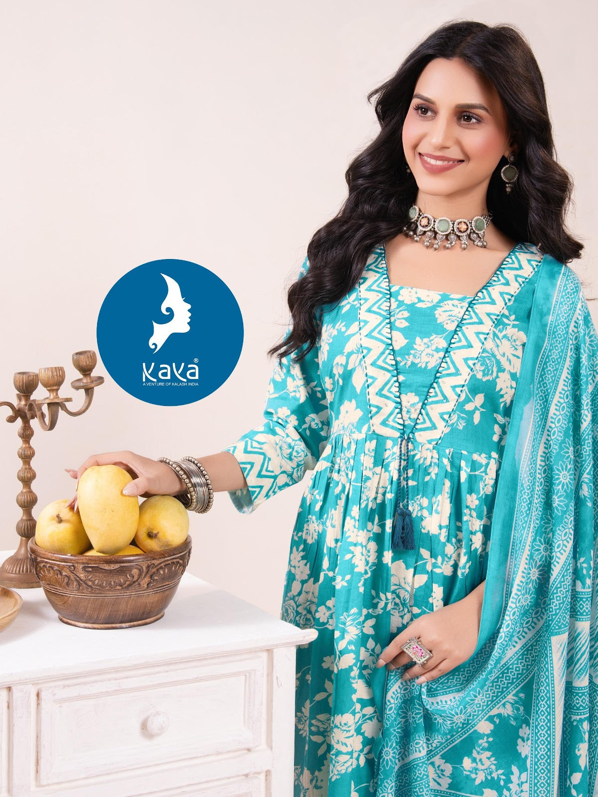 Heeravati 3 Kaya Readymade Cotton Pant Suits Exporter India