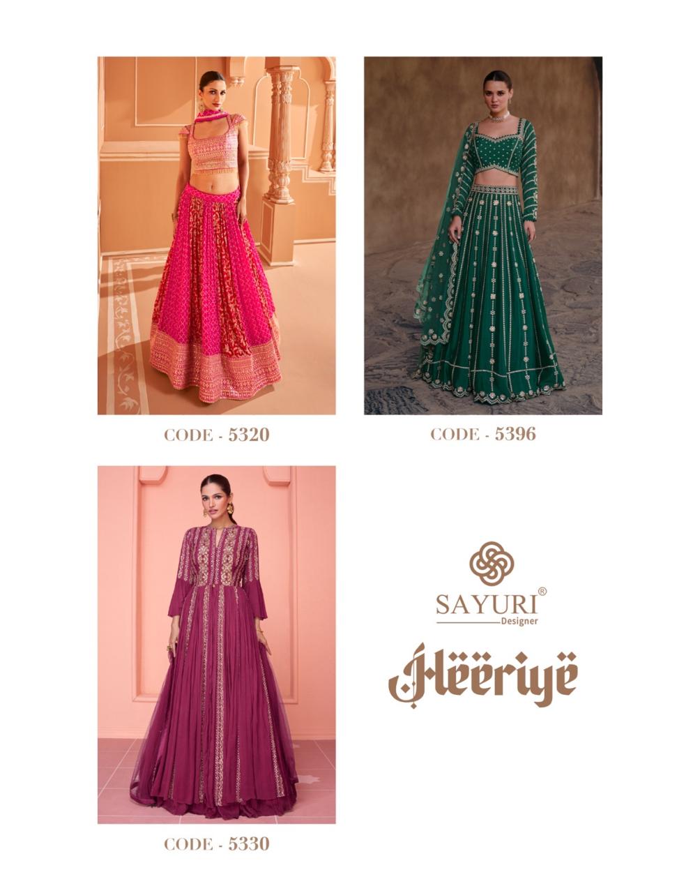 Heeriye Sayuri Georgette Indo Western Pair Wholesale Rate