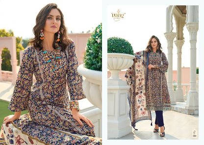 Heerva Rang Fashion Swiss Lawn Pant Style Suits Wholesaler India