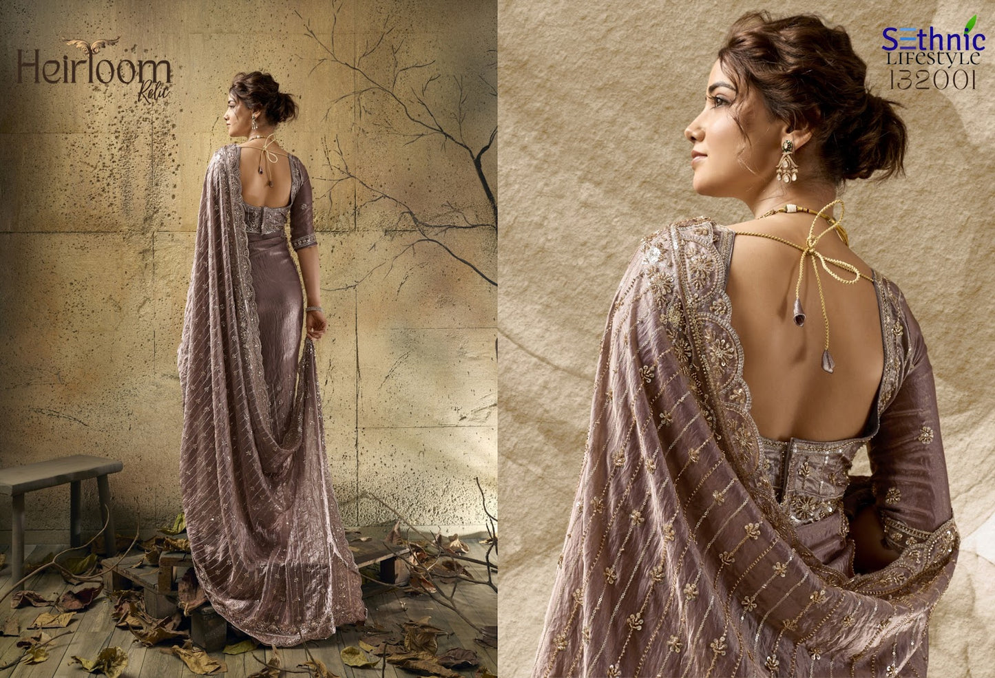 Heirloom Relic Sethnic Sarees Wholesale Price