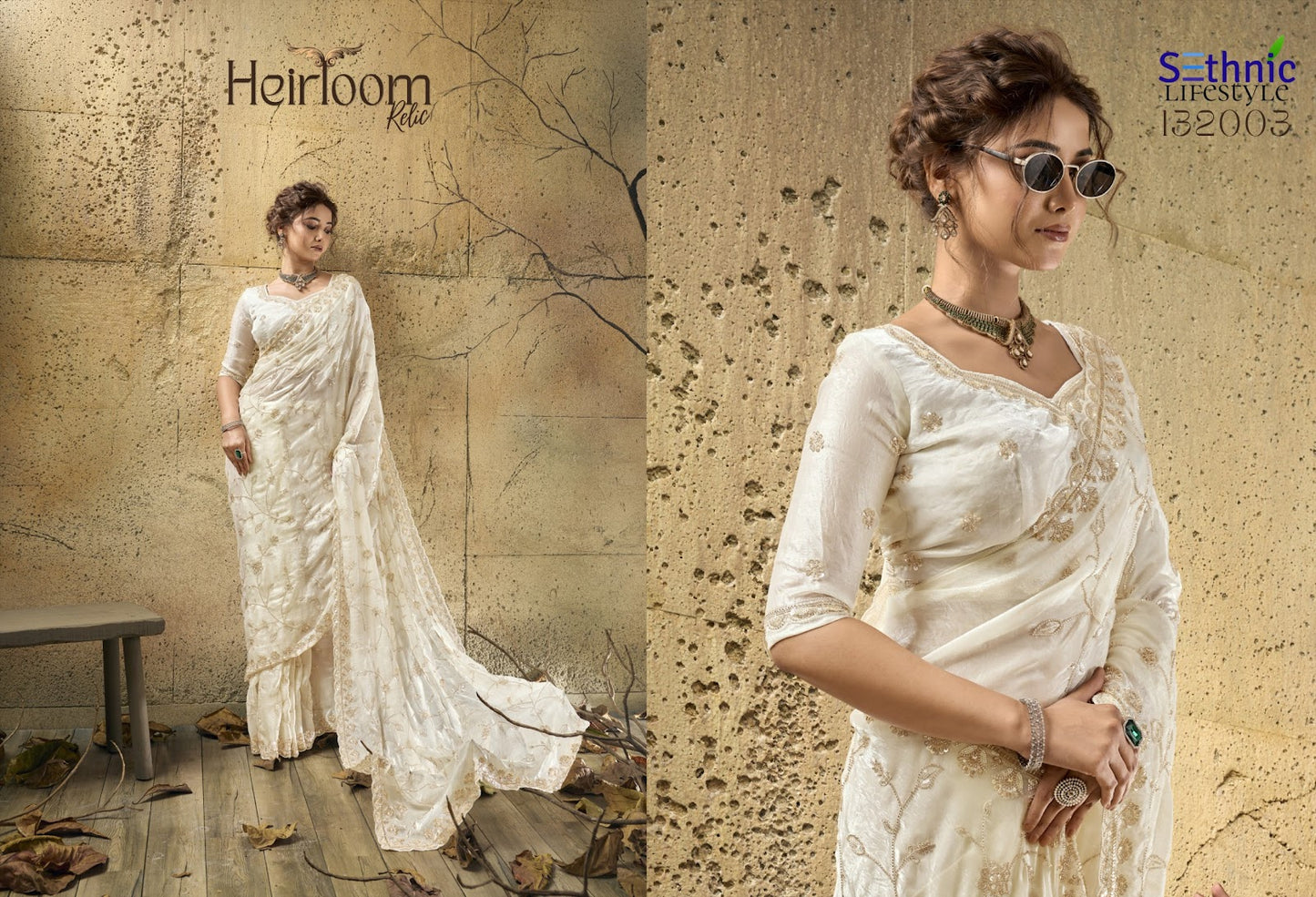 Heirloom Relic Sethnic Sarees Wholesale Price