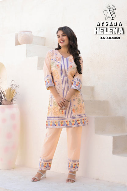 Helena Afsana Cotton Co Ord Set Exporter Gujarat