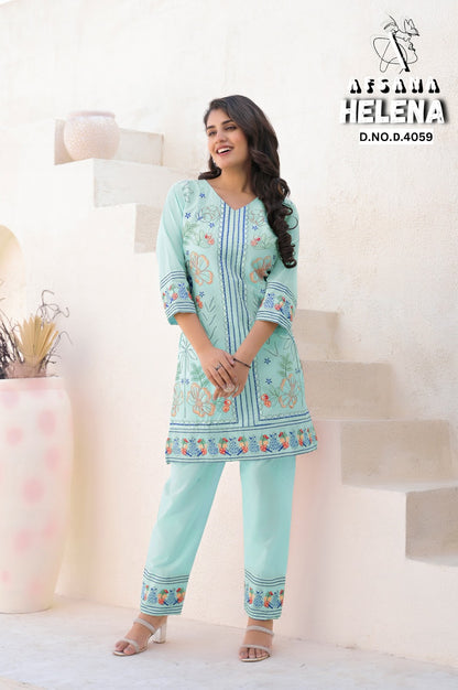 Helena Afsana Cotton Co Ord Set Exporter Gujarat