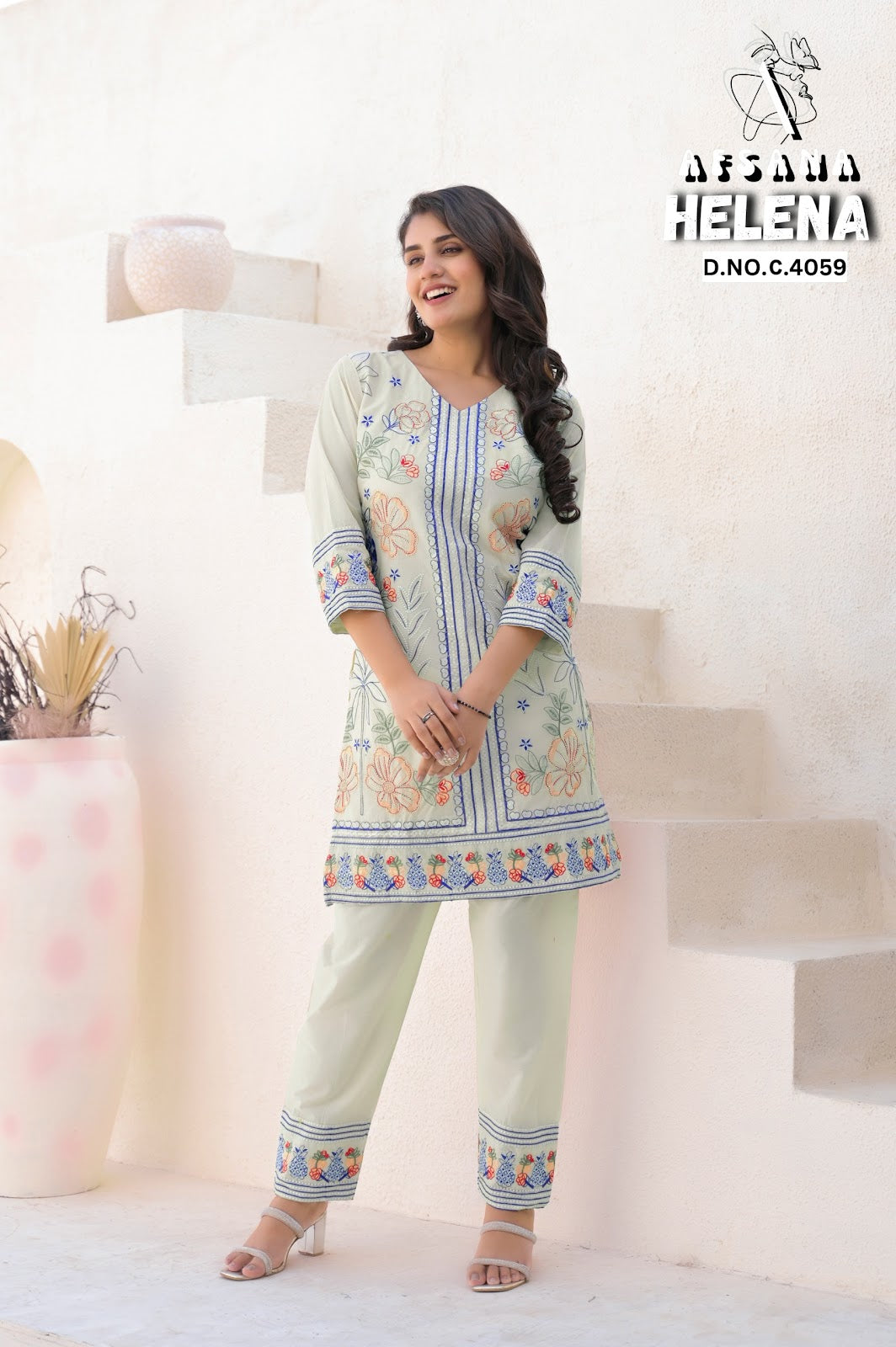 Helena Afsana Cotton Co Ord Set Exporter Gujarat