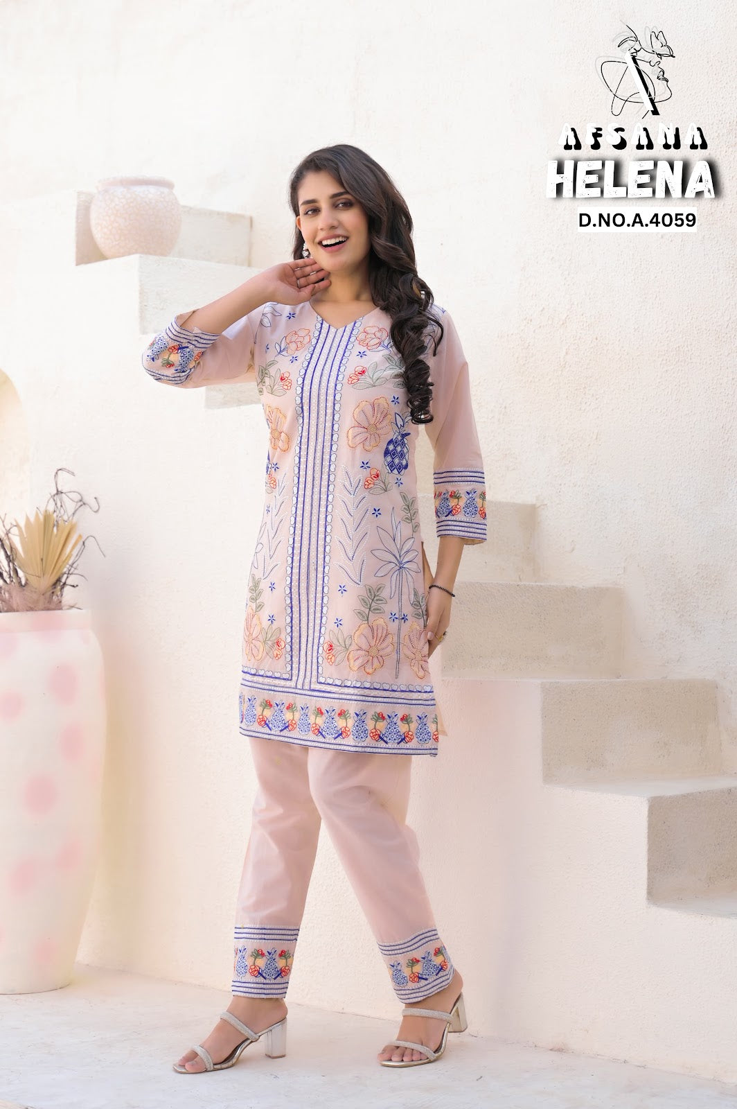 Helena Afsana Cotton Co Ord Set Exporter Gujarat