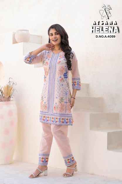 Helena Afsana Cotton Co Ord Set Exporter Gujarat