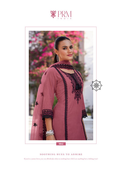 Helia Prm India Pure Cotton Readymade Pant Style Suits Wholesaler Ahmedabad