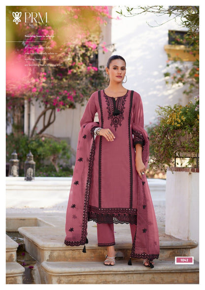 Helia Prm India Pure Cotton Readymade Pant Style Suits Wholesaler Ahmedabad