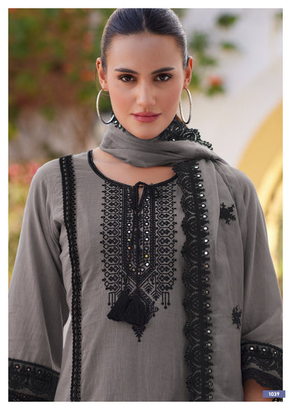 Helia Prm India Pure Cotton Readymade Pant Style Suits Wholesaler Ahmedabad