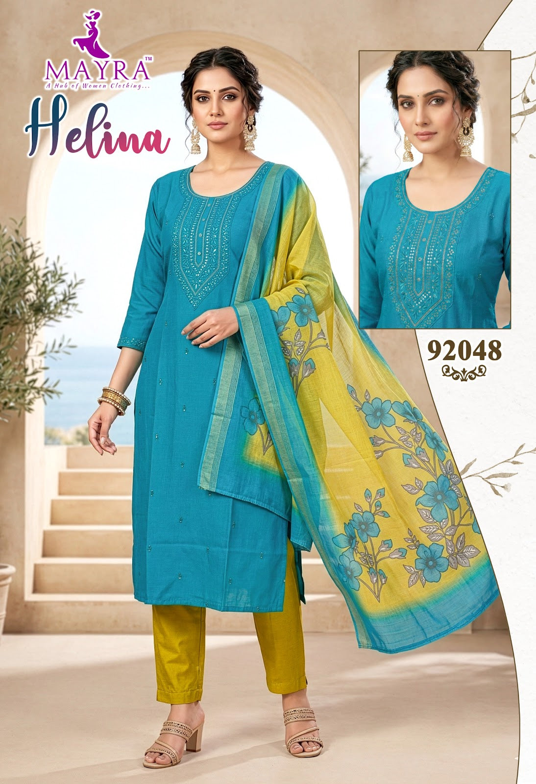 Helina Mayra Berlin Readymade Pant Style Suits Wholesaler India