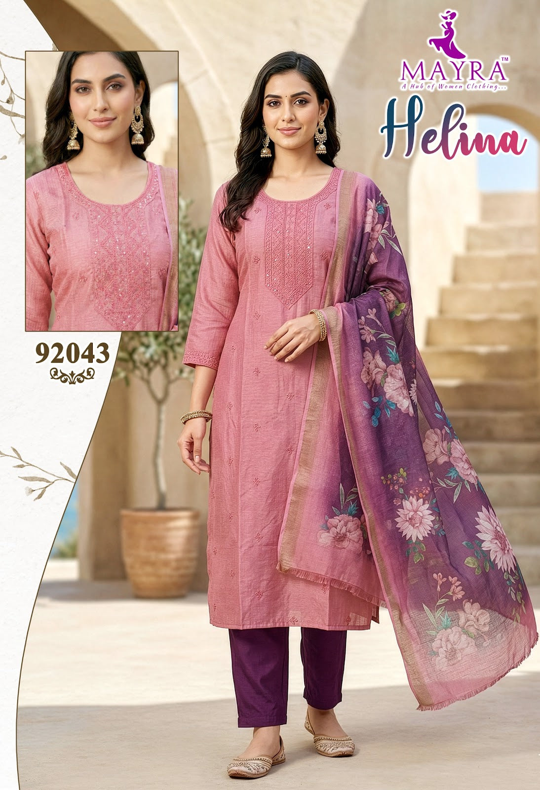 Helina Mayra Berlin Readymade Pant Style Suits Wholesaler India