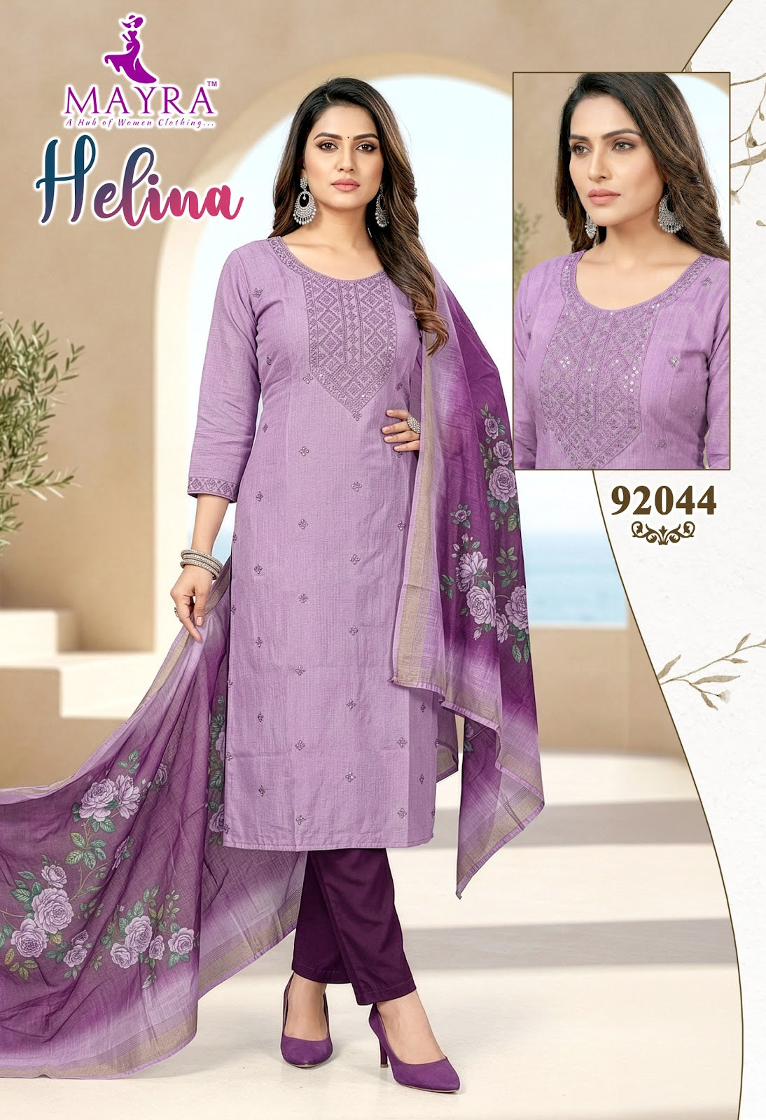 Helina Mayra Berlin Readymade Pant Style Suits Wholesaler India